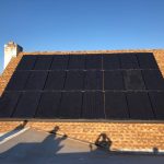 Church Rooftop Mounted Black Solar PV