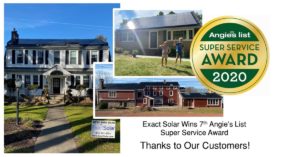 Exact Solar Wins Seventh Angie's List Super Save Award