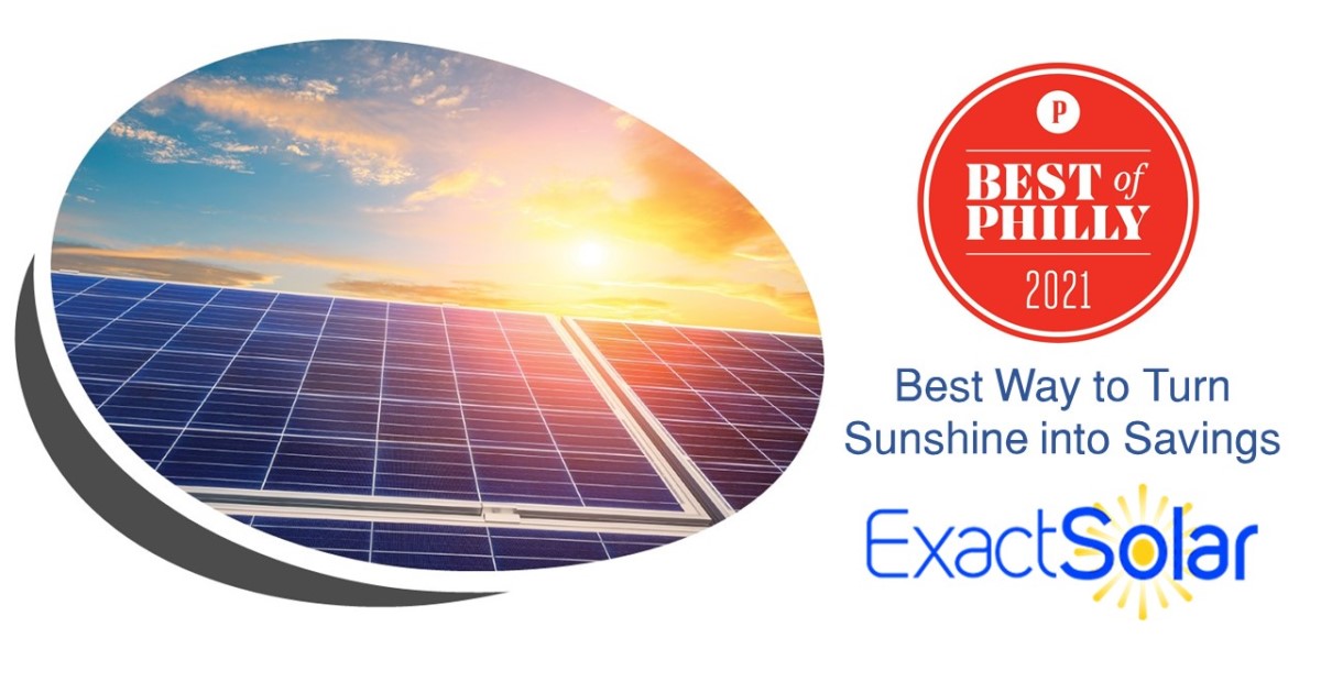 Exact Solar Wins Best of Philly for 2021