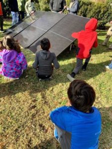 Riverside Elementary Fourth Graders Experience Solar Panels at Work