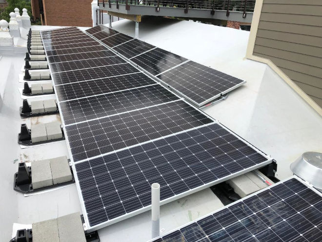 Residential Flat Roof Solar PV