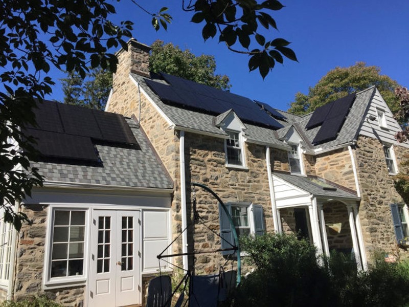 Exact Solar rooftop solar installation in Eastern Pennsylvania