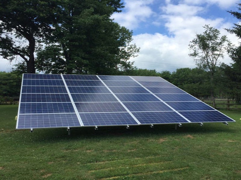 Ground mounted solar energy system Newtown PA