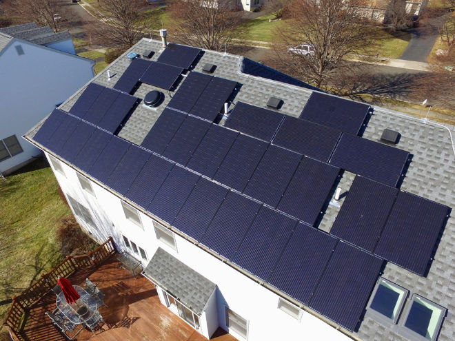 Exact Solar Rooftop solar installation in Yardley PA