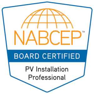 NABCEP Board Certified PV Installation Professional Badge