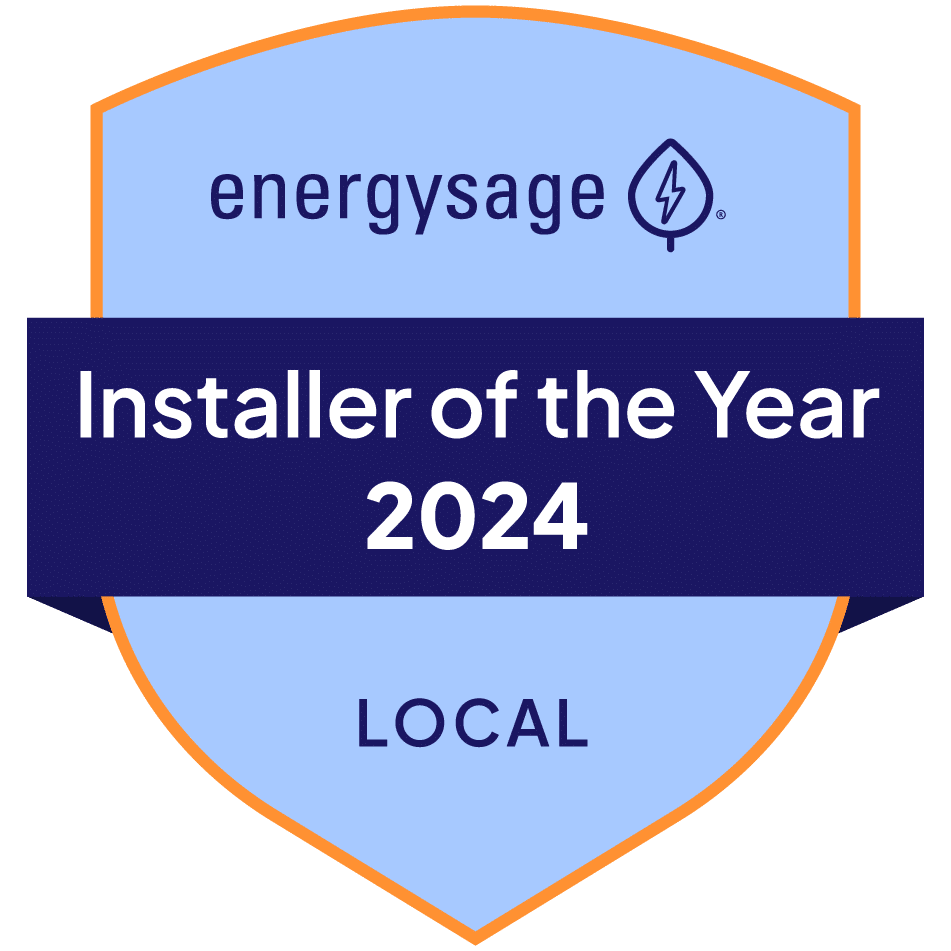 EnergySage Installer of the Year 2024 award badge