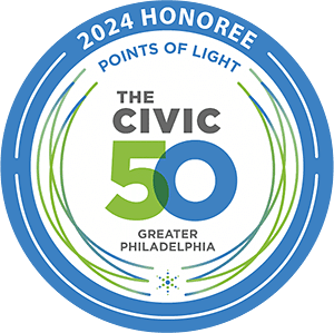 The Civic 50 of Greater Philadelphia's Most Community Minded Business 2024 Honoree Badge