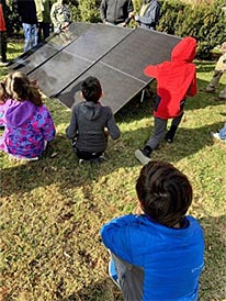 Exact Solar team providing a lesson on solar energy to the students at Riverside Elementary in New Jersey