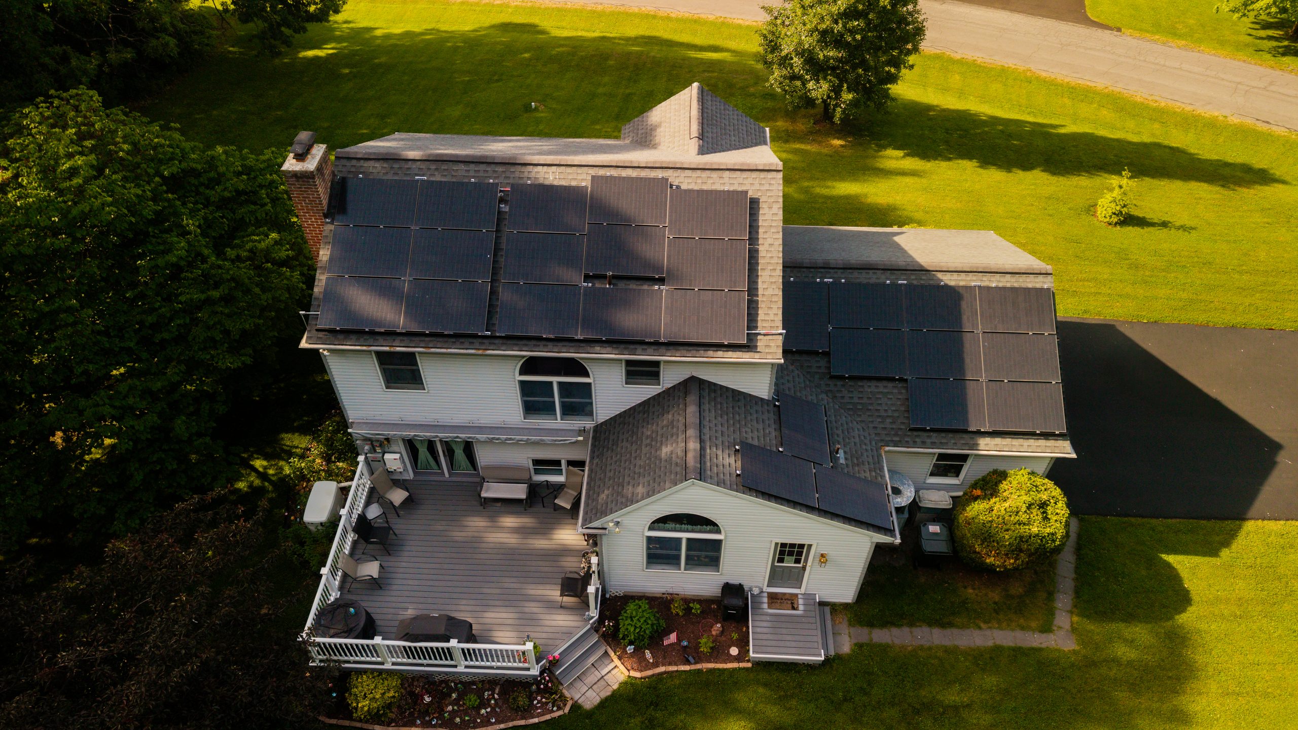 An Exact Solar installation designed around the homeowner’s roof space and electricity needs.
